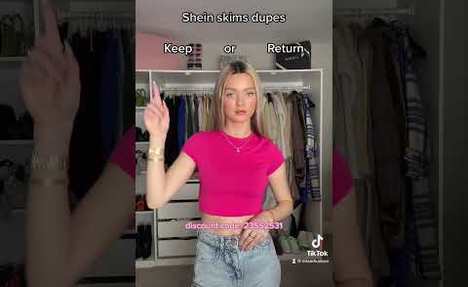 Shein skims dupes try on haul discount code 2023