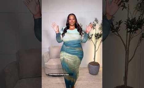 Trying the viral Amazon dress on a size 18! Original creator @whatsmitafound #plussizefashion
