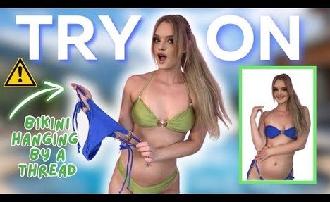 I Almost Lost This  microkini On Camera