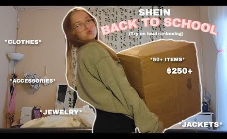 SHEIN BACK TO SCHOOL HAUL (TRY-ON, 50+ product, $250+, items, ACCESSORIES, JELWERY, ECT