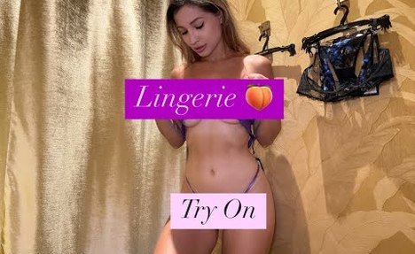 DRESSING ROOM  Try On Lingerie With Me!