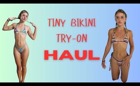 4k Tiny  swimsuit Try On Haul