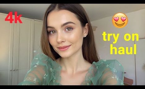4k GREEN transparent try on haul Imicro  two-piece swimsuit & transparent lingerie |try on haul lingerie 2025