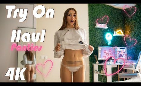 4K Try-On Haul Transparent | New Lingerie Try On with Wendy