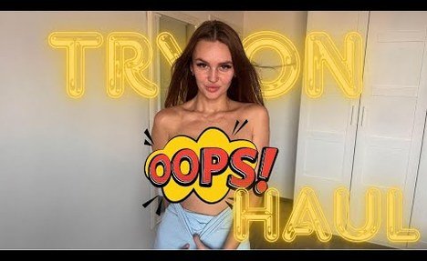 See through transparent lingerie | transparent try on haul | lingerie try on haul transparent 4k