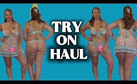 4K  TRANSPARENT Mesh Lingerie Try On Haul See Through Clothing