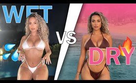 WET vs Dry *SEXY* two piece Try On Haul in Bali