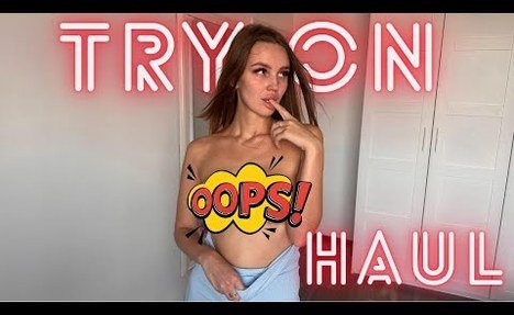 See through transparent lingerie | transparent try on haul | lingerie try on haul transparent 4k