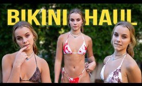 MY FIRST two piece bathing suit HAUL TRY ON