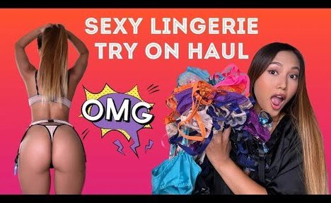 Transparent Try On Haul 2024 4K | Sheer lingerie