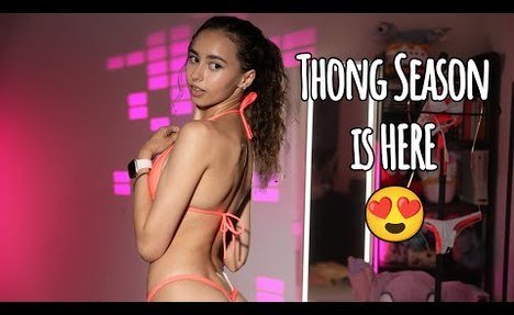 The Best  monokini Thongs~ Summer  monokini Try On!