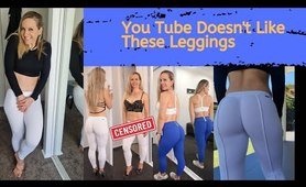 You Tube Doesn't Like These yoga pants (Try On Haul)