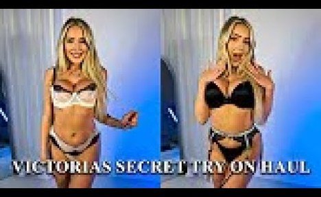 Victoria Secret Lingerie Try On Haul || Bonnie Brown