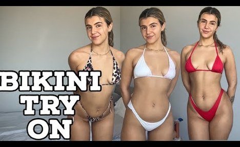 [4K] MICRO  bathing suit TRY ON
