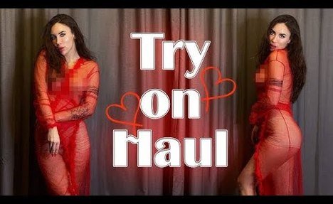 See-Through lingerie | try on Fishnet lingerie | 4K Transparent Try on Haul