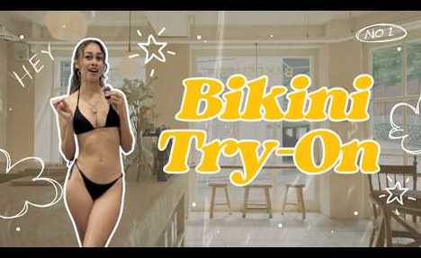 SHEIN black  beachwear Try-On Haul