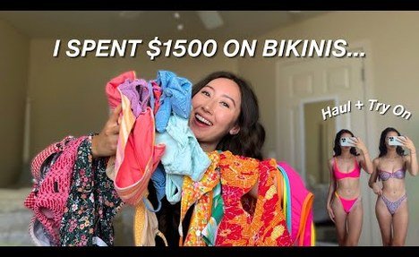 Buying the most popular bikinis so you don't have to! |  swim set Collection Haul + Try On