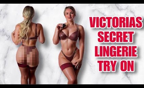 VS SATIN LINGERIE - TRY ON HAUL ❤️ [4K & 360&deg; view]