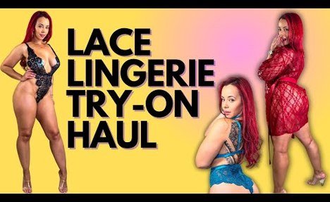 Lace Lingerie Try-on Haul Part 1