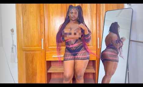 *SEXY* ebony TRANSPARENT FISHNET LINGERIE Try On Haul (2025)