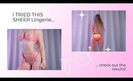 SHEER Lingerie Try On Haul | Honey Birdette See Through