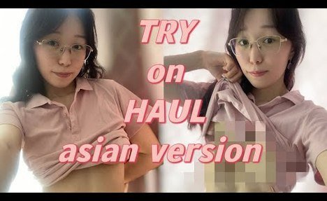 [4K] Transparent product Try on Haul | see through | oriental version