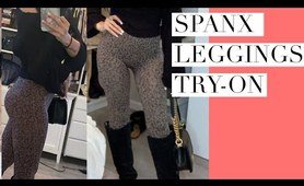 SPANX LOOK AT ME NOW yoga pants TRY ON HAUL AND HONEST Try On Haul