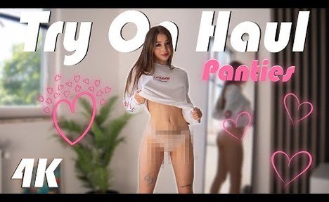 4K Try-On Haul Transparent | My Favorite Lingerie Try On with Wendy