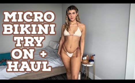 [4K]  swimsuit TRY ON + HAUL