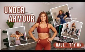 UNDER ARMOUR TRY ON HAUL!! The most flattering yoga pants ever….
