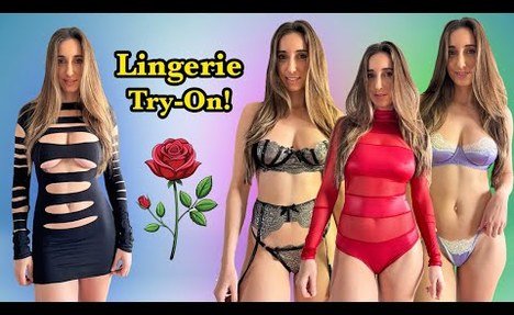 18+ naughty Lingerie Try-On! | Christina Khalil