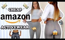 CHEAP Amazon workout Try-on | large FAIL lol