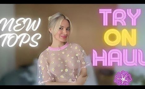 4K Try On Haul 2025 __ Transparent No bra See Through __ Curve Plus size Ideas Fashion amazon trends