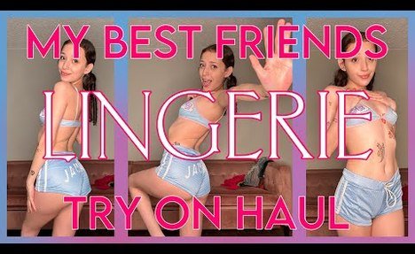 Besties LINGERIE Try On Haul❤️