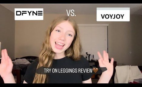 DFYNE VS. VOYJOY AMAZON DUPE tights | try on!