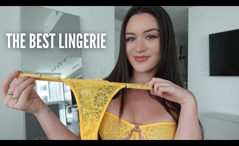 [4k] TRANSPARENT LINGERIE TRY ON HAUL!