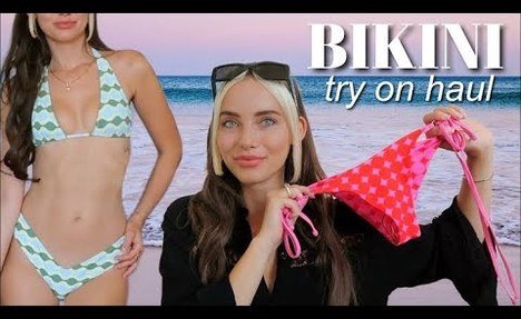 AMANDA HEARST, Super Micro  beachwear Try on Haul 2025 Swimsuit  string bikini, Swimsuit High Waist