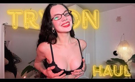 See through transparent lingerie | transparent try on haul | lingerie try on haul transparent 4k