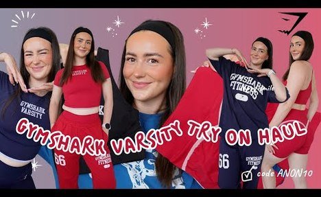 GYMSHARK VARSITY COLLECTION TRY-ON HAUL (M)
