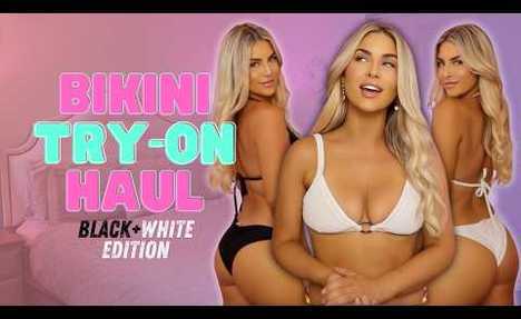 HOT  swimwear Try On
