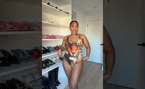 Roberto Cavalli and skims collab swim try on ✅