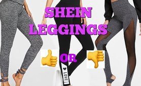 Shein leggings Try-On Haul + try on