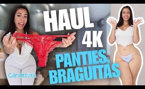 Haul de braguitas, panties con estilo