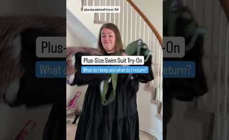 What should I return and what should I keep for the summer season? Here is my plus size swimsuit