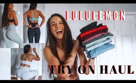LULULEMON FAVES || massive Try On Haul || leggings, tops, joggers & more