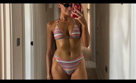 Micro  string bikini Try on Haul - Swimsuit  monokini 2023 women's Clothing High Waist Bikinis #trendingvideo