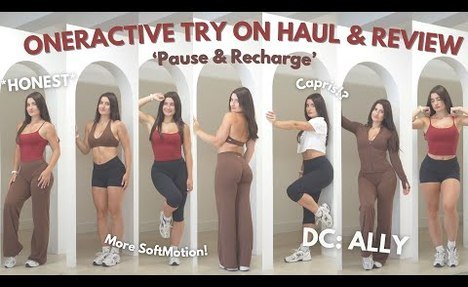 OnerActive try on haul & review | Pause & Recharge | SoftMotion drop, VERY HONEST! | Discount code!!