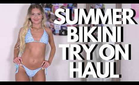 summer bikinis try on haul !!!