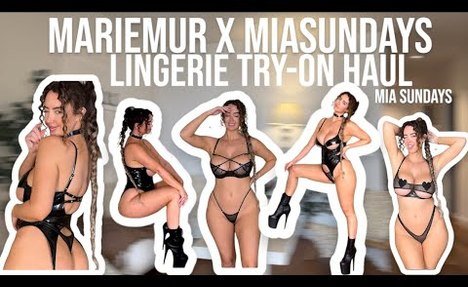 MARIEMUR X MIASUNDAYS part 2 | Lingerie try on haul | MIASUNDAYS15 for 15% off | film 19