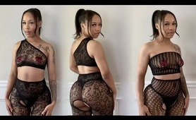 AMAZON FISHNET undies TRY-ON HAUL | KYLAHNASIYA